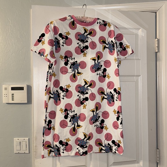 Official Disney Minnie Mouse T-Shirt Dress - Picture 2 of 3